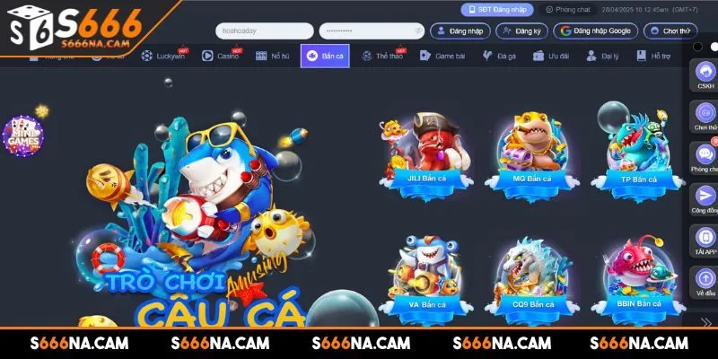 Game bắn cá S666 với cơ hội săn thưởng khủng