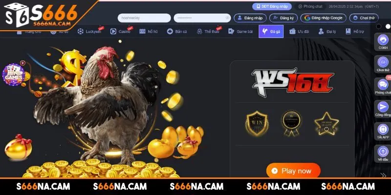 Game đá gà S666 được rất nhiều người yêu thích hiện nay