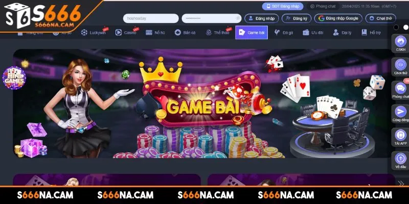 Game bài S666 được rất nhiều người dùng lựa chọn