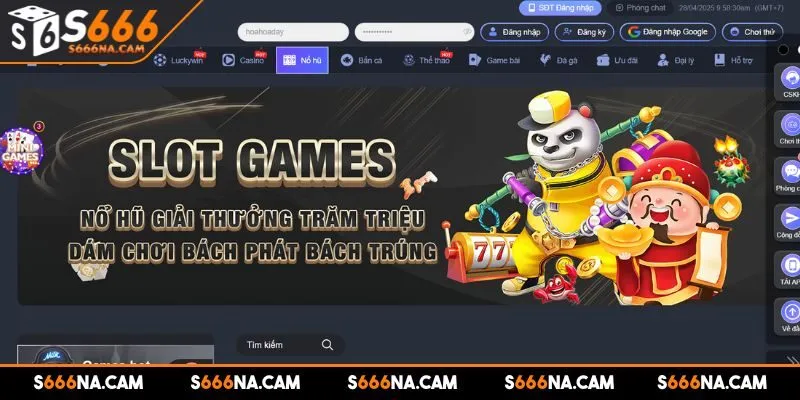 Game nổ hũ S666 được nhiều người dùng yêu thích